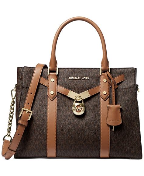 hamilton traveler large leather satchel michael kors|Michael Kors nouveau Hamilton.